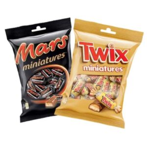 Pack Miniatures 150g-Mars & Twix