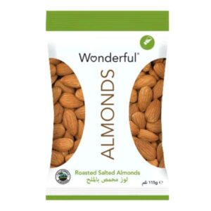 AMANDES GRILLEES SALEES 115g-WONDERFUL