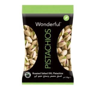 PISTACHES GRILLEES SALEES 115g-WONDERFUL
