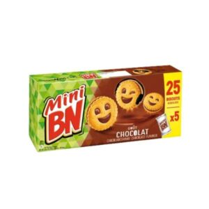 Biscuits Goût Chocolat 5x5 unités-Mini BN