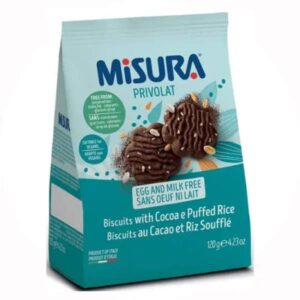 Biscuits Cacao & Riz Soufflé 120g-Misura