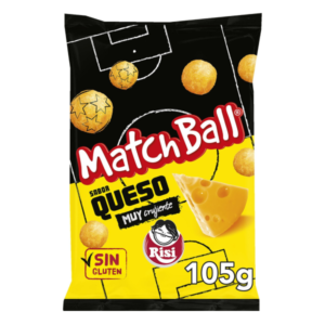 Match Ball Chips Soufflées Goût Fromage 105g-Risi