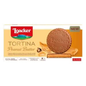 Biscuits Tortina Peanut Butter 63g-Loacker