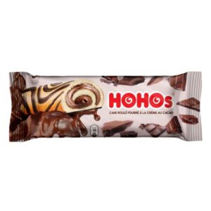 Uncoated Cake Roulé Fourré à la Crème au Cacao 33g-HOHOs