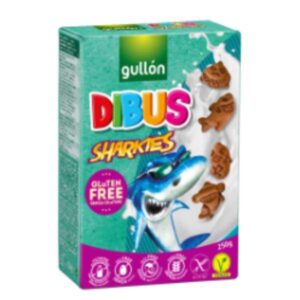 Biscuits Ludiques Sharkies Sans Gluten 250g-Gullón