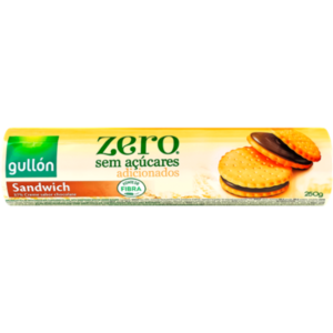 Sandwich Biscuits Chocolat sans Sucres 250g-Gullon