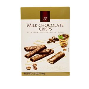 Crisps Chocolat au Lait avec Crème Saveur Tiramisu Tago 140g