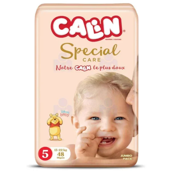 Calin - Couches bébé Spécial Care taille 5 (13-22kg) junior x48 unités