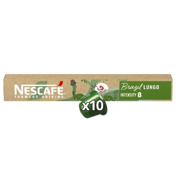 NESCAFÉ-Capsules de café Brazil Lungo origens x10 44g