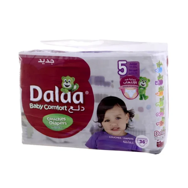Dalaa - Couches bébé baby comfort taille 5 (13-22Kg) junior x36